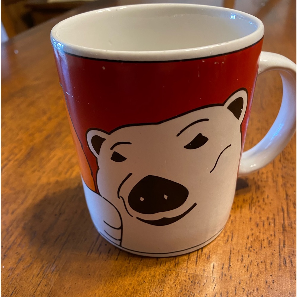 Coca-Cola mug from Gibson housewares. 1996 edition